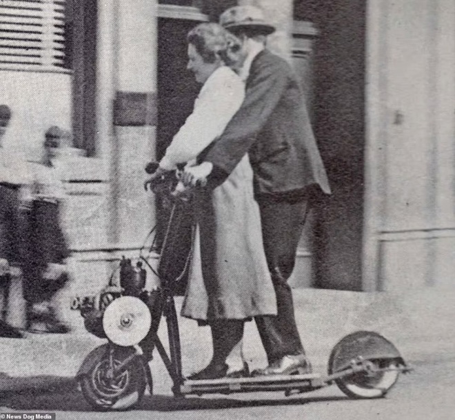 Bất ngờ với hình ảnh scooter chạy trên đường phố từ cách đây hơn một thế kỷ - 3 Bất ngờ với hình ảnh scooter chạy trên đường phố từ cách đây hơn một thế kỷ - 3