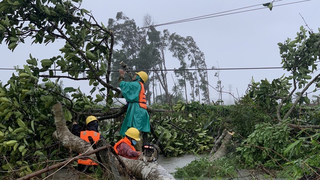 EVNCPC: Nhanh chóng khôi phục cấp điện cho người dân bị ảnh hưởng bão số 5 - 3