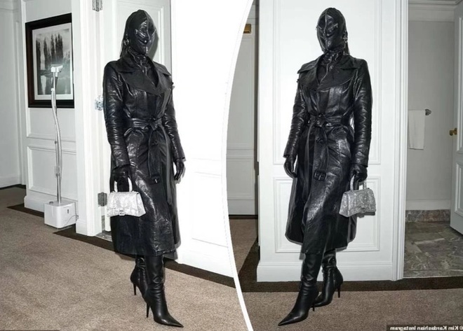 Cây đồ da kín từ đầu đến chân của Kim Kardashian - 2 Cây đồ da kín từ đầu đến chân của Kim Kardashian - 2