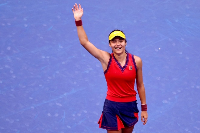 Ngôi sao trẻ Raducanu trở thành triệu phú nhờ vô địch US Open - 2 Ngôi sao trẻ Raducanu trở thành triệu phú nhờ vô địch US Open - 2