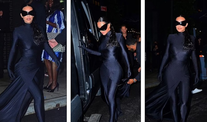 Chán khoe thân, Kim Kardashian chuyển sang phong cách kín mít - 2