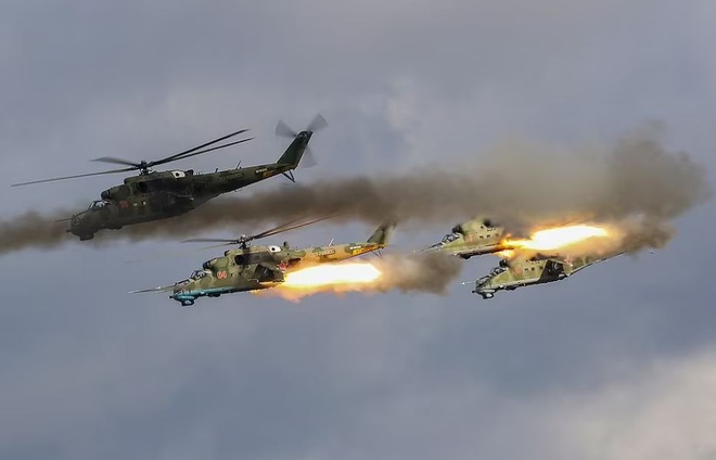 Dàn vũ khí Nga khạc lửa trong cuộc tập trận khiến NATO nóng mặt - 16