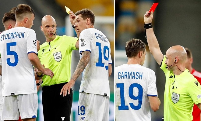 Sai lầm hy hữu: Trọng tài rút nhầm thẻ đỏ ở Champions League - 1 Sai lầm hy hữu: Trọng tài rút nhầm thẻ đỏ ở Champions League - 1
