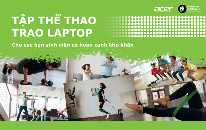 Vượt qua nỗi lo đại dịch, cùng Acer Tập thể thao -Trao laptop cho sinh viên có hoàn cảnh khó khăn - 1