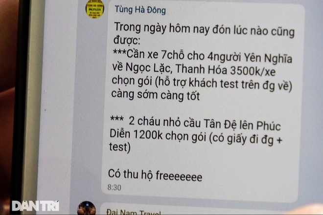 Thủ đoạn chở khách từ Hà Nội qua 7 tỉnh chỉ với giấy đi đường vật tư y tế - 1