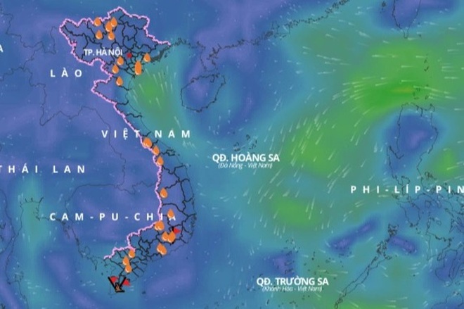 Biển Đông lại sắp hứng áp thấp nhiệt đới - 1