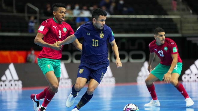 Futsal Thái Lan hòa kịch tính Morocco tại World Cup - 1
