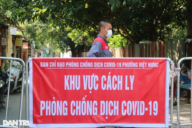 Cận cảnh khu vực phong tỏa ổ dịch có 6 ca F0 trong một gia đình ở Hà Nội - 7