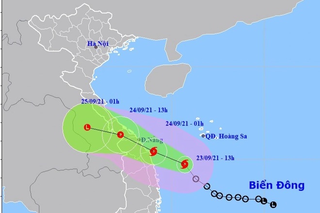 Áp thấp nhiệt đới mạnh lên thành bão, miền Trung mưa rất to - 1