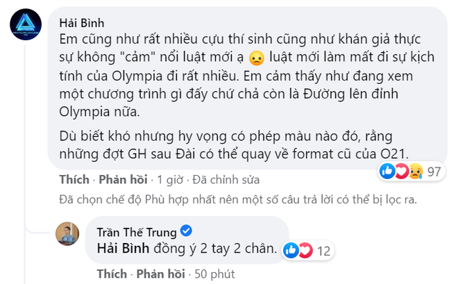 Khán giả không hài lòng về luật chơi mùa mới Đường lên đỉnh Olympia - 5 Khán giả không hài lòng về luật chơi mùa mới Đường lên đỉnh Olympia - 5