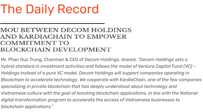 Truyền thông thế giới quan tâm đến Hợp tác thúc đẩy Blockchain tại Việt Nam - 3 Truyền thông thế giới quan tâm đến Hợp tác thúc đẩy Blockchain tại Việt Nam - 3