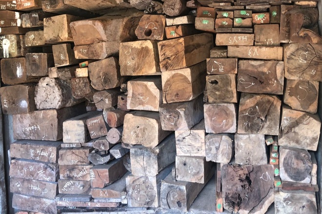 Thiết kế hầm xe để vận chuyển gỗ lậu, đá quý trị giá hàng chục tỷ đồng - 1