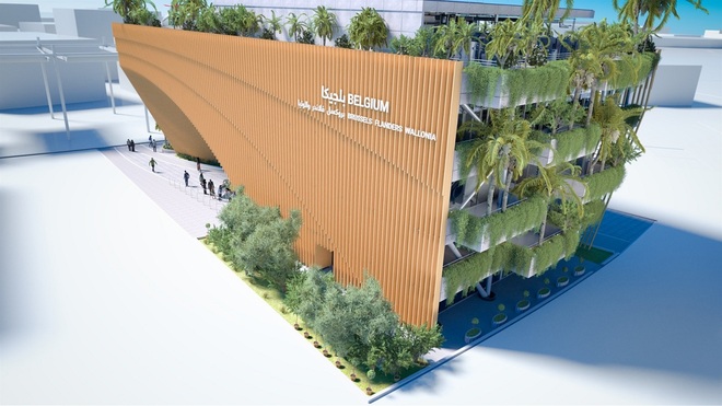 Nhà triển lãm như vườn cây khổng lồ xanh mướt của Bỉ tại Triển lãm thế giới World Expo tại Dubai - 5 Nhà triển lãm như vườn cây khổng lồ xanh mướt của Bỉ tại Triển lãm thế giới World Expo tại Dubai - 5