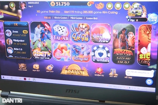 Tổ chức đánh bạc qua game online, ăn thua tiền tỷ - 1