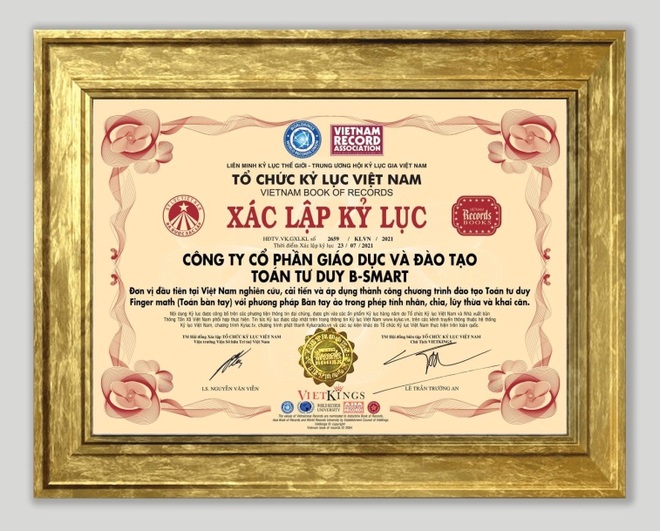 B-Smart liên tục bứt phá và thiết lập kỷ lục quốc gia Việt Nam - 3 B-Smart liên tục bứt phá và thiết lập kỷ lục quốc gia Việt Nam - 3