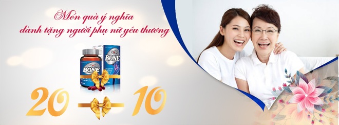 Dành tặng món quà sức khỏe xương khớp cho những người phụ nữ thân yêu nhân ngày 20/10 - 1 Dành tặng món quà sức khỏe xương khớp cho những người phụ nữ thân yêu nhân ngày 20/10 - 1