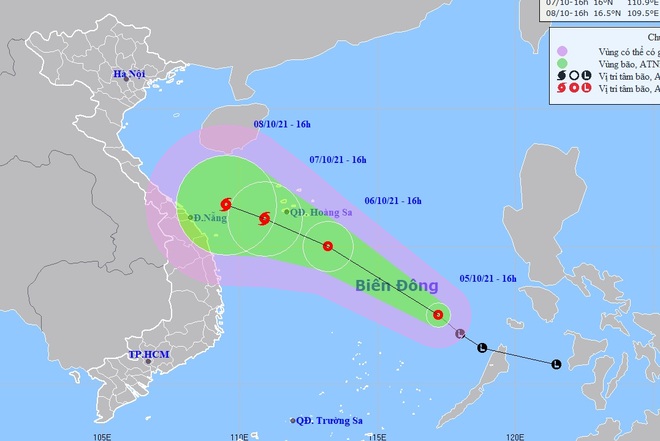 Hình thành áp thấp nhiệt đới trên Biển Đông, có khả năng mạnh thành bão - 1