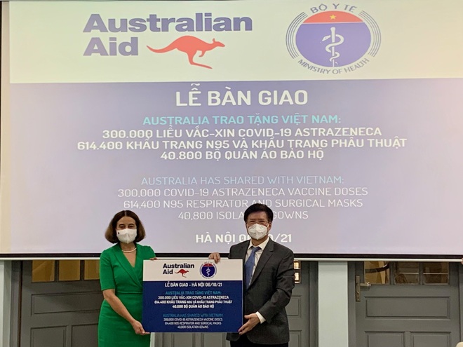 Australia tăng hỗ trợ vắc xin Covid-19 cho Việt Nam lên 5,2 triệu liều - 1