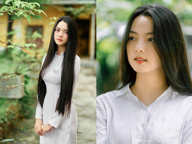 Nữ sinh Quảng Nam sở hữu vẻ đẹp cuốn hút với mái tóc dài ấn tượng ...