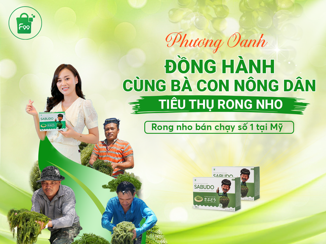 Diễn viên Phương Oanh đồng hành cùng nông dân Khánh Hòa tiêu thụ Rong nho - 1