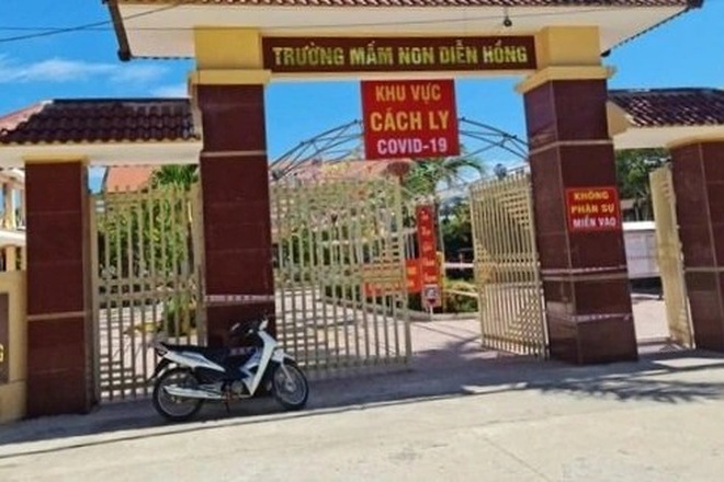 Nghệ An tạm dừng dạy học để trưng dụng trường mầm non làm khu cách ly - 2 Nghệ An tạm dừng dạy học để trưng dụng trường mầm non làm khu cách ly - 2