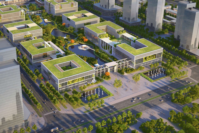 Có gì đặc biệt ở 5 phương án kiến trúc trung tâm hành chính mới của Hà Nội? - 6