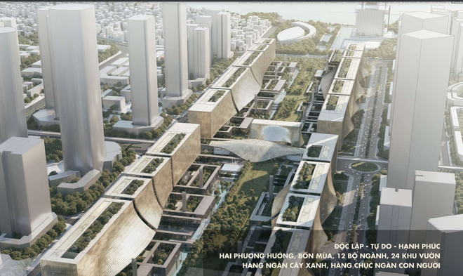 Có gì đặc biệt ở 5 phương án kiến trúc trung tâm hành chính mới của Hà Nội? - 3