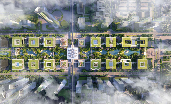 Có gì đặc biệt ở 5 phương án kiến trúc trung tâm hành chính mới của Hà Nội? - 8