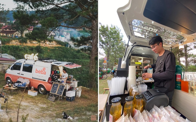 Vợ chồng Đà Lạt chi 50 triệu biến ô tô thành quán cà phê di động - 2 Vợ chồng Đà Lạt chi 50 triệu biến ô tô thành quán cà phê di động - 2