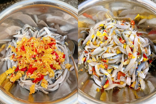 Specialty herring eaten fresh and eaten alive famous in Da Nang - 3