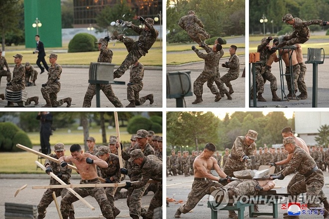 Đặc nhiệm Triều Tiên cơ bắp cuồn cuộn khoe tài võ nghệ - 1