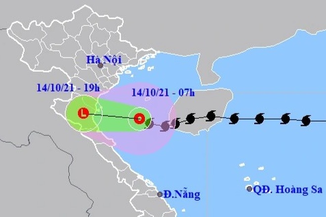 Bão số 8 đã suy yếu thành áp thấp nhiệt đới - 1