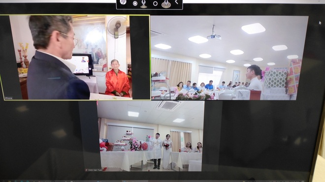 Cặp đôi công nhân tổ chức đám cưới online giữa mùa Covid-19 - 2 Cặp đôi công nhân tổ chức đám cưới online giữa mùa Covid-19 - 2
