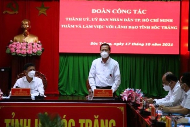 TPHCM về Sóc Trăng chia sẻ kinh nghiệm, tiếp sức chống dịch - 1 TPHCM về Sóc Trăng chia sẻ kinh nghiệm, tiếp sức chống dịch - 1