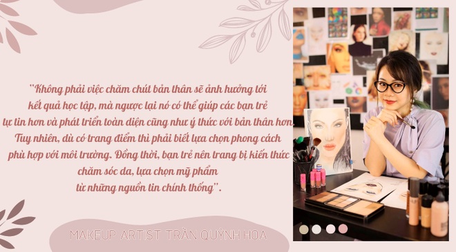 Học sinh trang điểm khi đến trường có phải là chưng diện quá sớm? - 5 Học sinh trang điểm khi đến trường có phải là chưng diện quá sớm? - 5