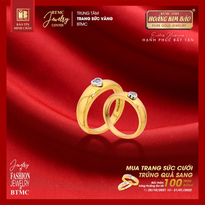 Trang sức cưới Bảo Tín Minh Châu: Dẫn đầu xu hướng, hạnh phúc bất tận - 4 Trang sức cưới Bảo Tín Minh Châu: Dẫn đầu xu hướng, hạnh phúc bất tận - 4