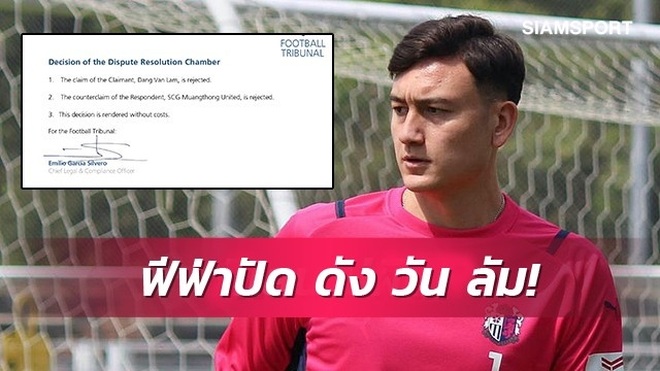 Phản ứng của báo Thái Lan khi Muangthong thua kiện Văn Lâm - 1 Phản ứng của báo Thái Lan khi Muangthong thua kiện Văn Lâm - 1