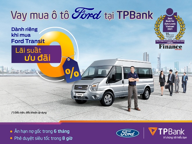 TPBank đồng hành cùng Ford Việt Nam ưu đãi khách mua xe - 1 TPBank đồng hành cùng Ford Việt Nam ưu đãi khách mua xe - 1