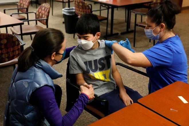 Mỹ có thể tiêm vaccine Covid-19 cho trẻ 5-11 tuổi vào tháng 11 - 1 Mỹ có thể tiêm vaccine Covid-19 cho trẻ 5-11 tuổi vào tháng 11 - 1
