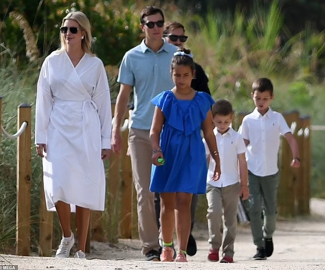 Ivanka Trump xuất hiện trang nhã với váy trắng - 2 Ivanka Trump xuất hiện trang nhã với váy trắng - 2