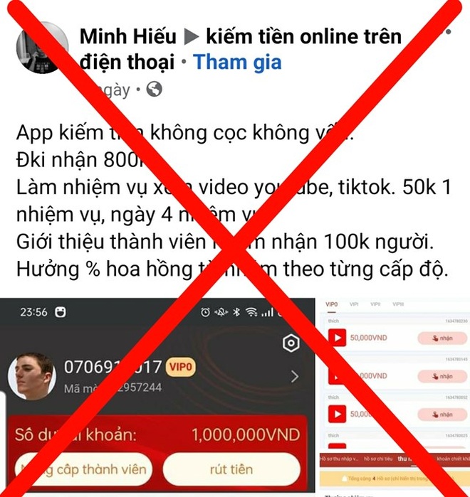 Kiếm Tiền Trên Mạng: Coi Chừng Sập Bẫy | Báo Dân Trí