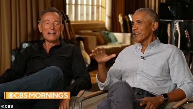Ông Barack Obama được vợ khuyên nên chơi với ca sĩ Bruce Springsteen - 2 Ông Barack Obama được vợ khuyên nên chơi với ca sĩ Bruce Springsteen - 2