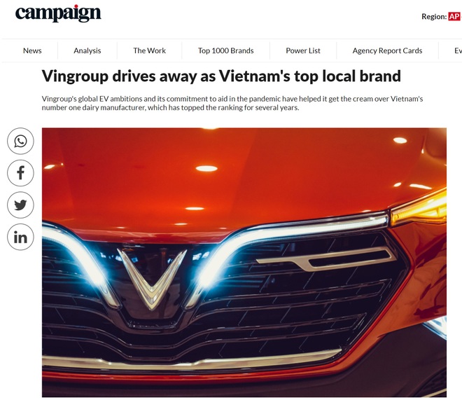 Vingroup trở thành thương hiệu được yêu thích nhất vì đã làm bùng lên niềm tự hào dân tộc của nhiều người Việt Nam - 1
