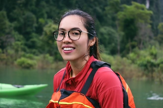 Á hậu Hoàng My kể bị rớt xuống nước khi đi du lịch mạo hiểm sau giãn cách - 5 Á hậu Hoàng My kể bị rớt xuống nước khi đi du lịch mạo hiểm sau giãn cách - 5