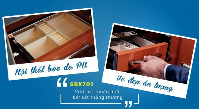 Chuẩn mực két sắt vân tay cao cấp thế hệ mới hiện diện trong Philips SBX701 - 5 Chuẩn mực két sắt vân tay cao cấp thế hệ mới hiện diện trong Philips SBX701 - 5