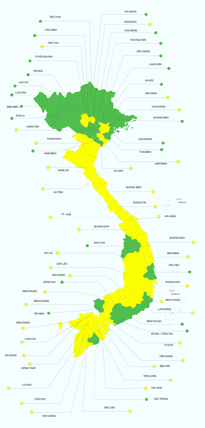 Những tỉnh, thành nào đang đổi màu dịch? - 3