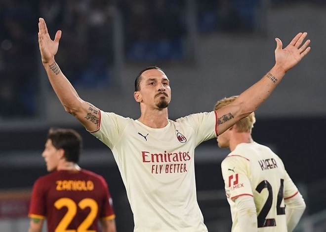 Ibrahimovic nã đại bác, AC Milan hạ gục AS Roma của Mourinho - 2