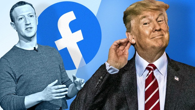 Mối quan hệ giữa ông Trump và Mark Zuckerberg đã trở nên tồi tệ sau khi Facebook "cấm cửa" ông trên mọi nền tảng của hãng trong vòng 2 năm (Ảnh: TechCrunch)