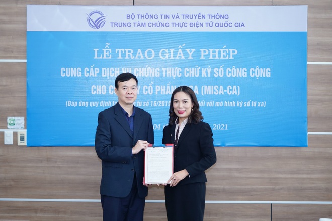 MISA được cấp phép cung cấp dịch vụ chữ ký số từ xa, không cần USB Token - 1 MISA được cấp phép cung cấp dịch vụ chữ ký số từ xa, không cần USB Token - 1