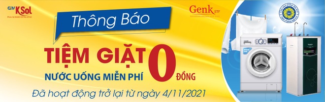 Tiệm giặt 0 đồng và cung cấp nước uống miễn phí đã hoạt động trở lại - 1 Tiệm giặt 0 đồng và cung cấp nước uống miễn phí đã hoạt động trở lại - 1
